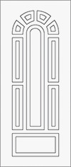 Панель на дверь Sfinx 74